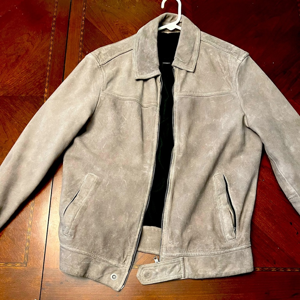 All Saints Hampden Suede Jacket